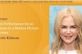Nicole Kidman em anúncio de vencedores do Globo de Ouro 2022 - Divulgação/HFPA