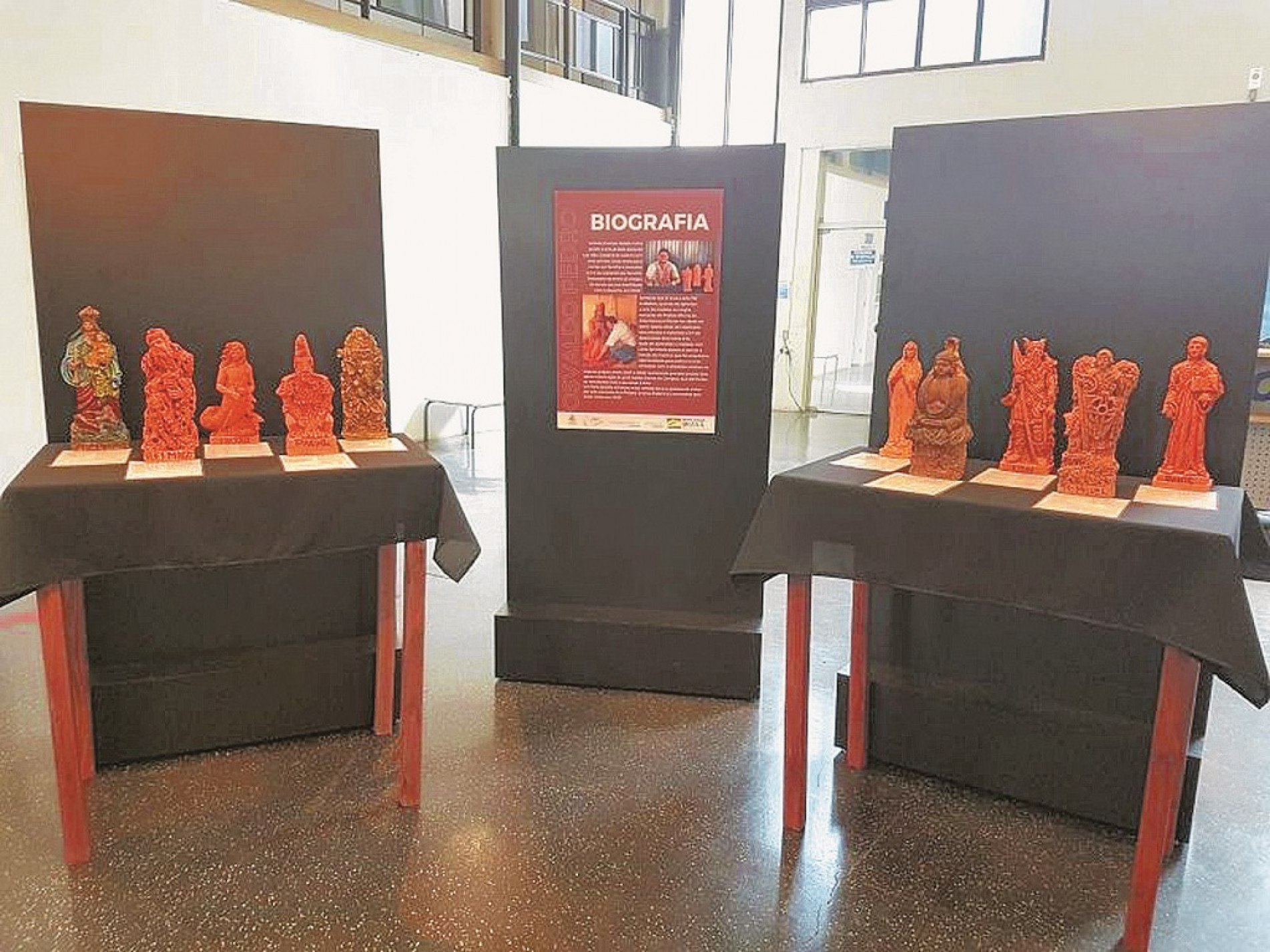 As obras de Osvaldo Pedro estão no Paço de Votorantim
