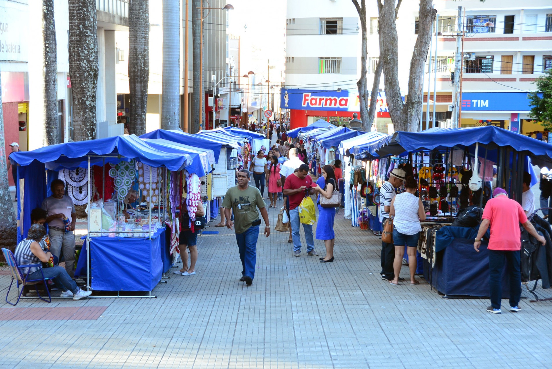 Semana que vem tem feira de Artesanato na Praça Cel. Fernando Prestes.