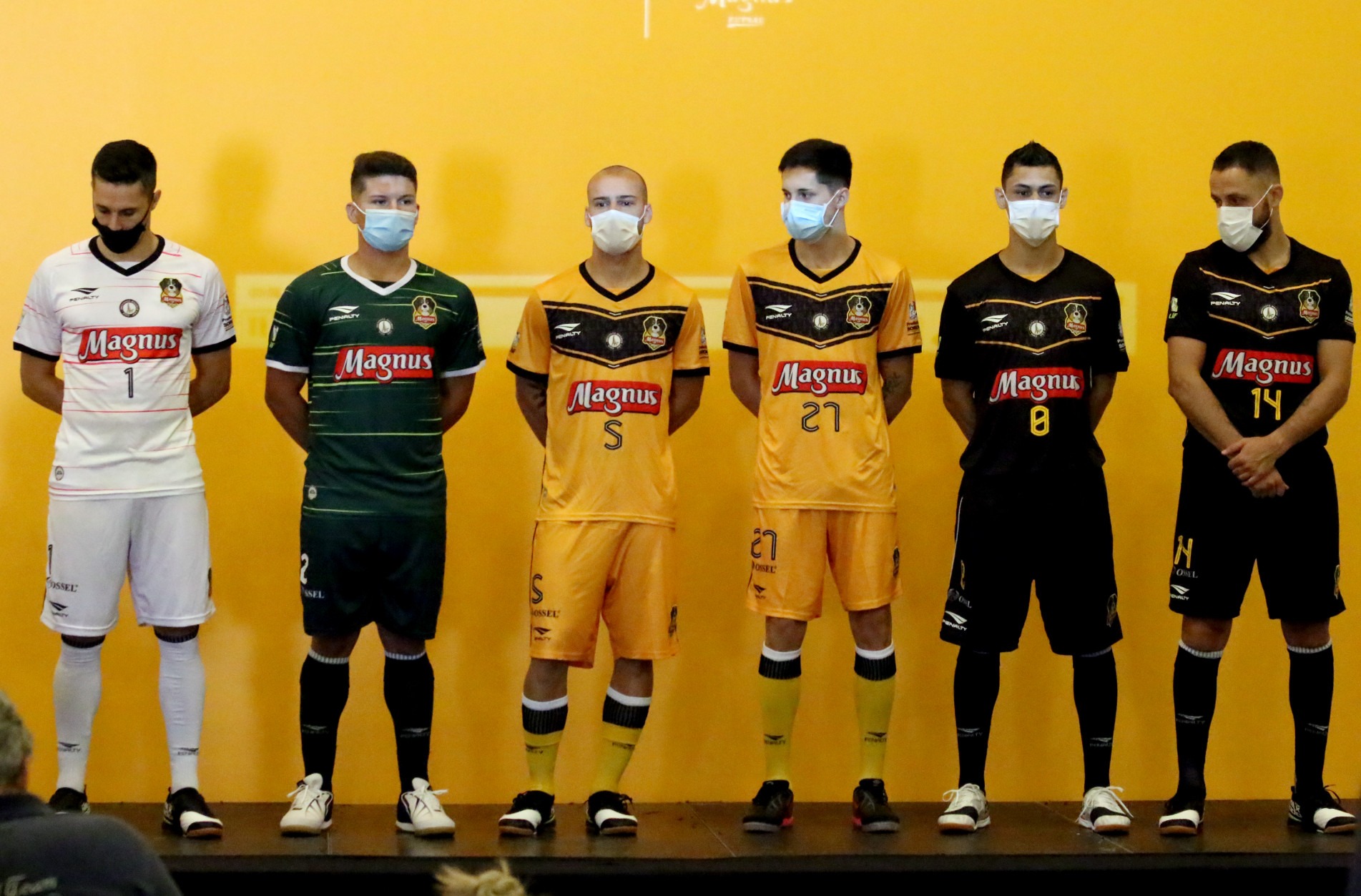 Material esportivo tem elementos gráficos que contribuem com a divulgação do Instituto Magnus.