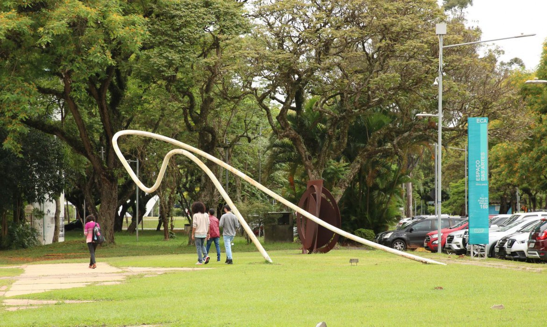  S..o Paulo - Volta ..s aulas presenciais dos alunos de gradua....o imunizados contra a covid-19 na Universidade de S..o Paulo (USP), no campus Butant...
    