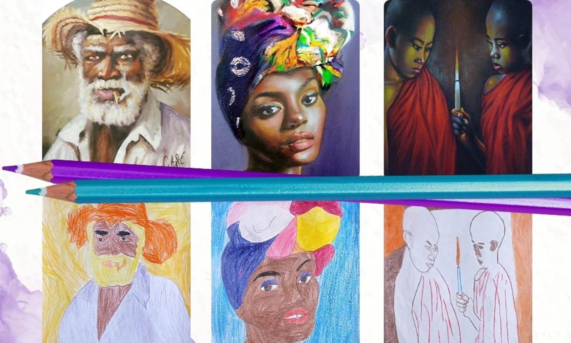 Trabalhos são inspirados na obra de Carlos José Gomese e ficam expostos até dia 27.