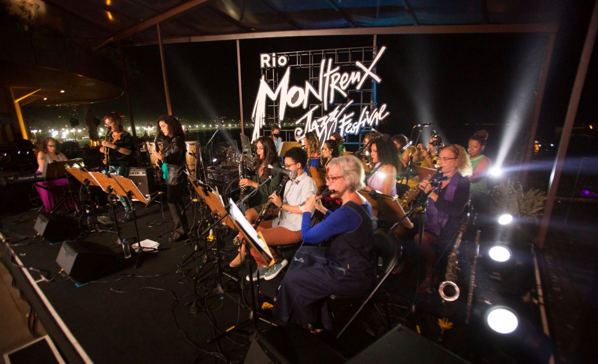 A Big Band, exclusivamente feminina está entre as atrações do evento.