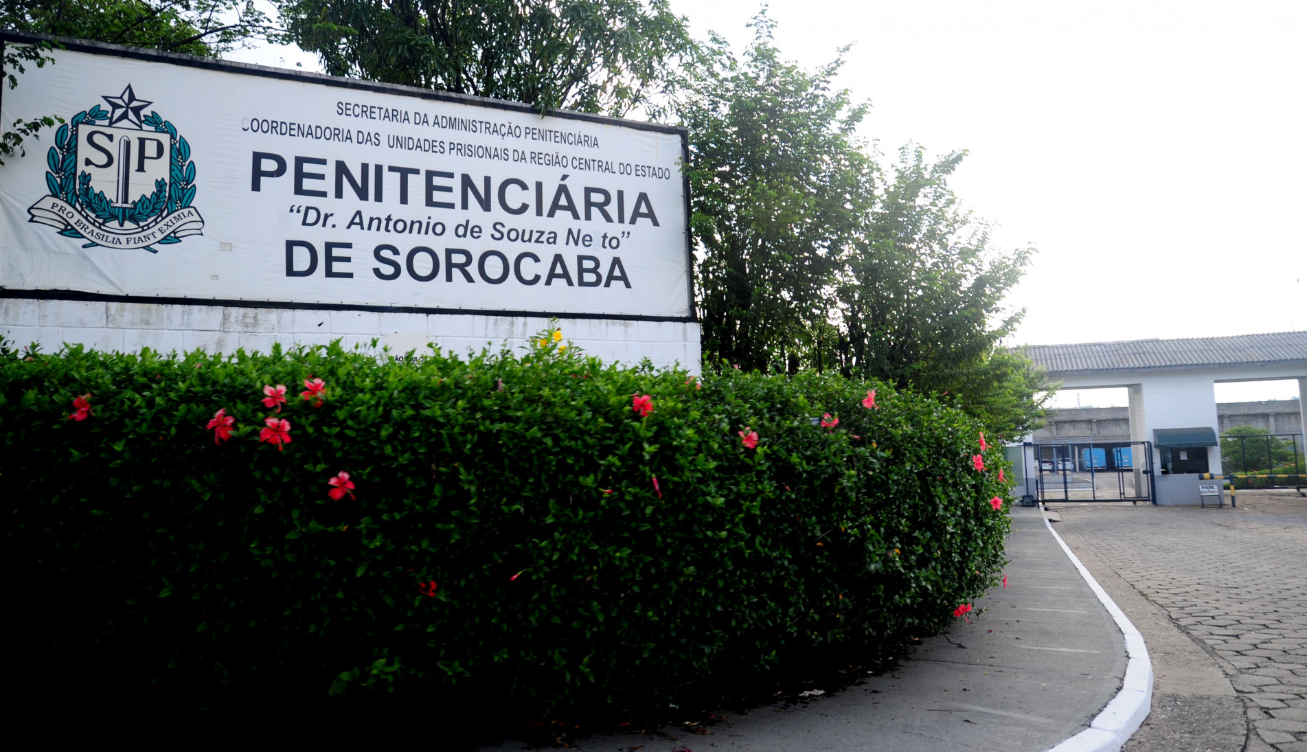 Fachada da penitenciária 