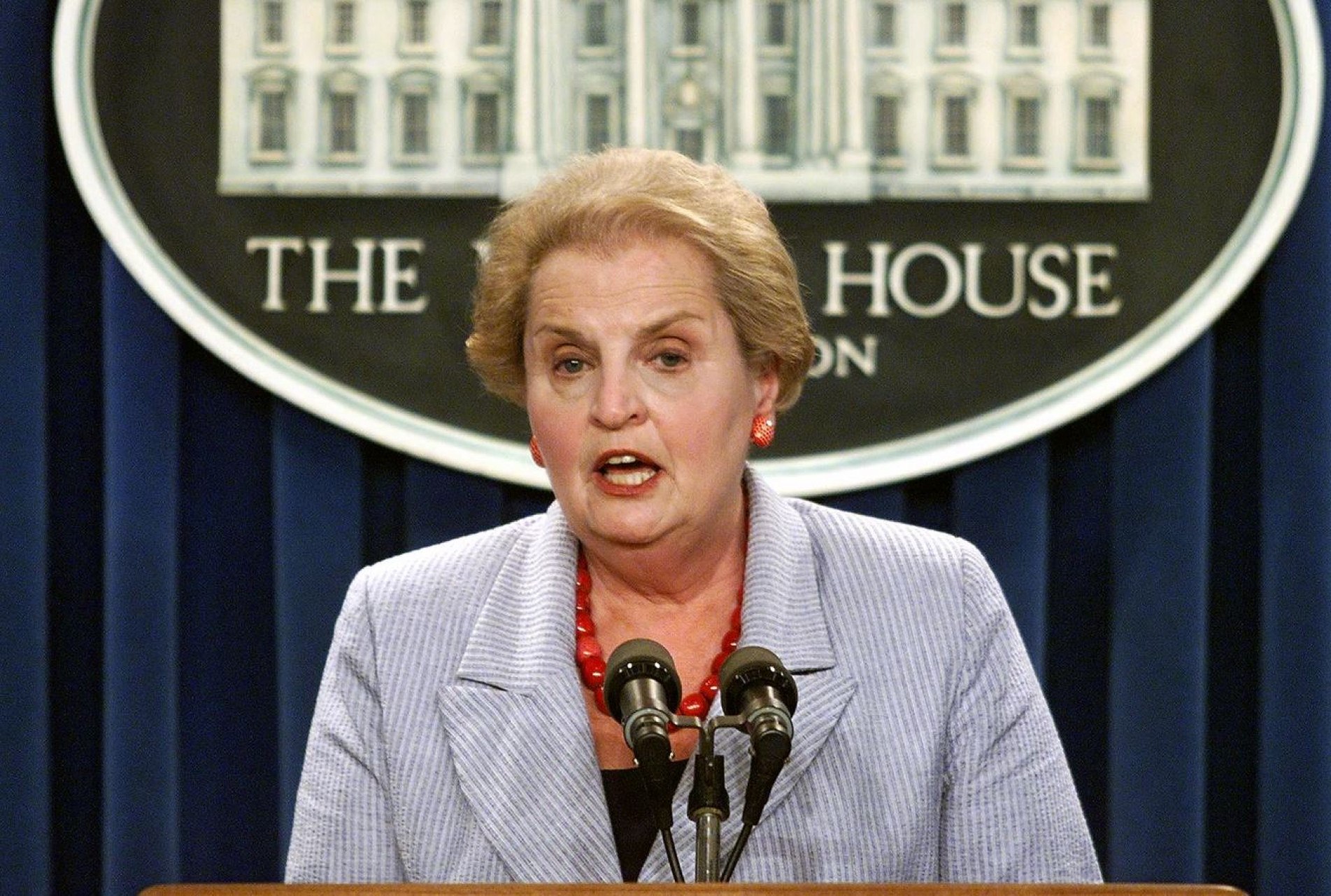 Madeleine Albright.