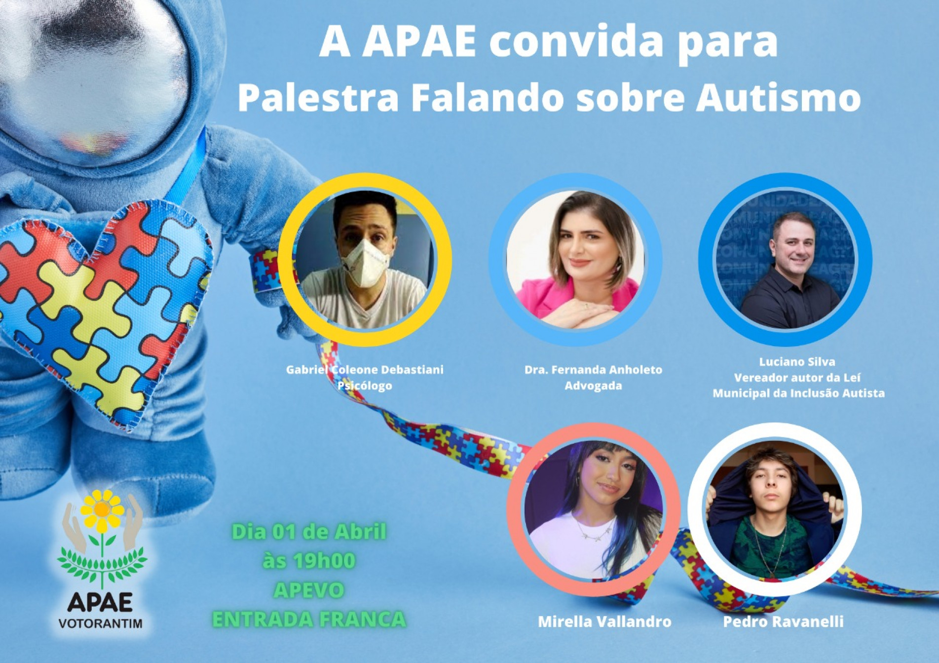 A entrada será gratuita