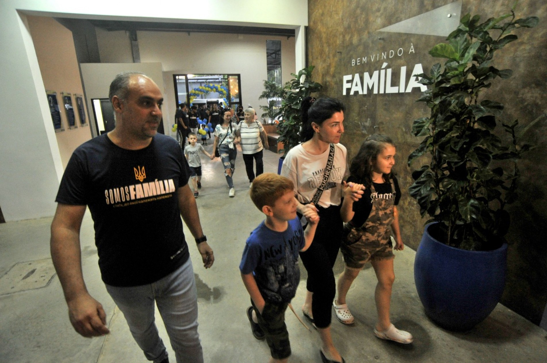 Famílias ucranianas começam uma nova vida em Sorocaba. 
