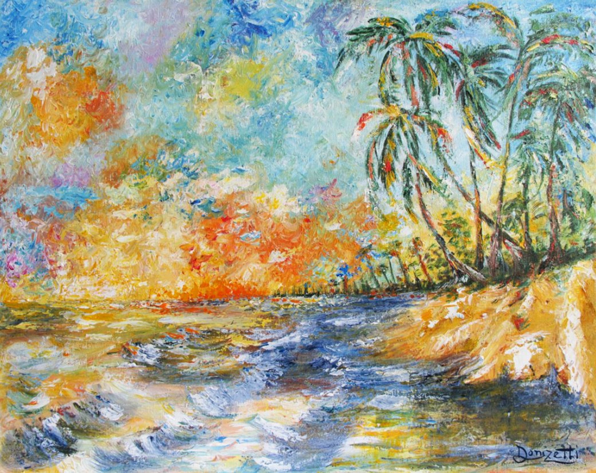 Exposição é gratuita e conta com 25 obras do artista plástico Sebastião Donizetti.