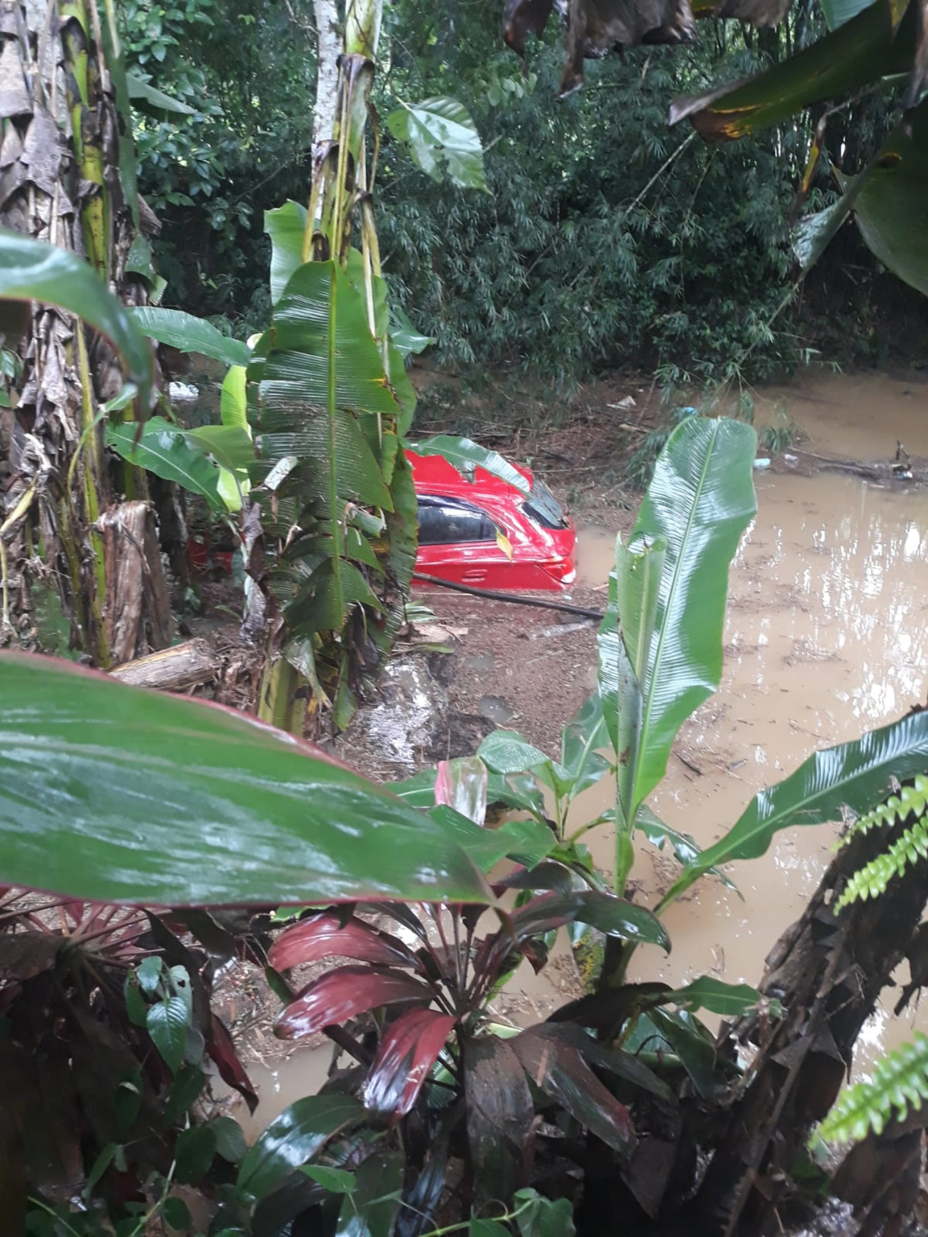 Modesto teve problemas na estrutura da casa e perdeu um carro