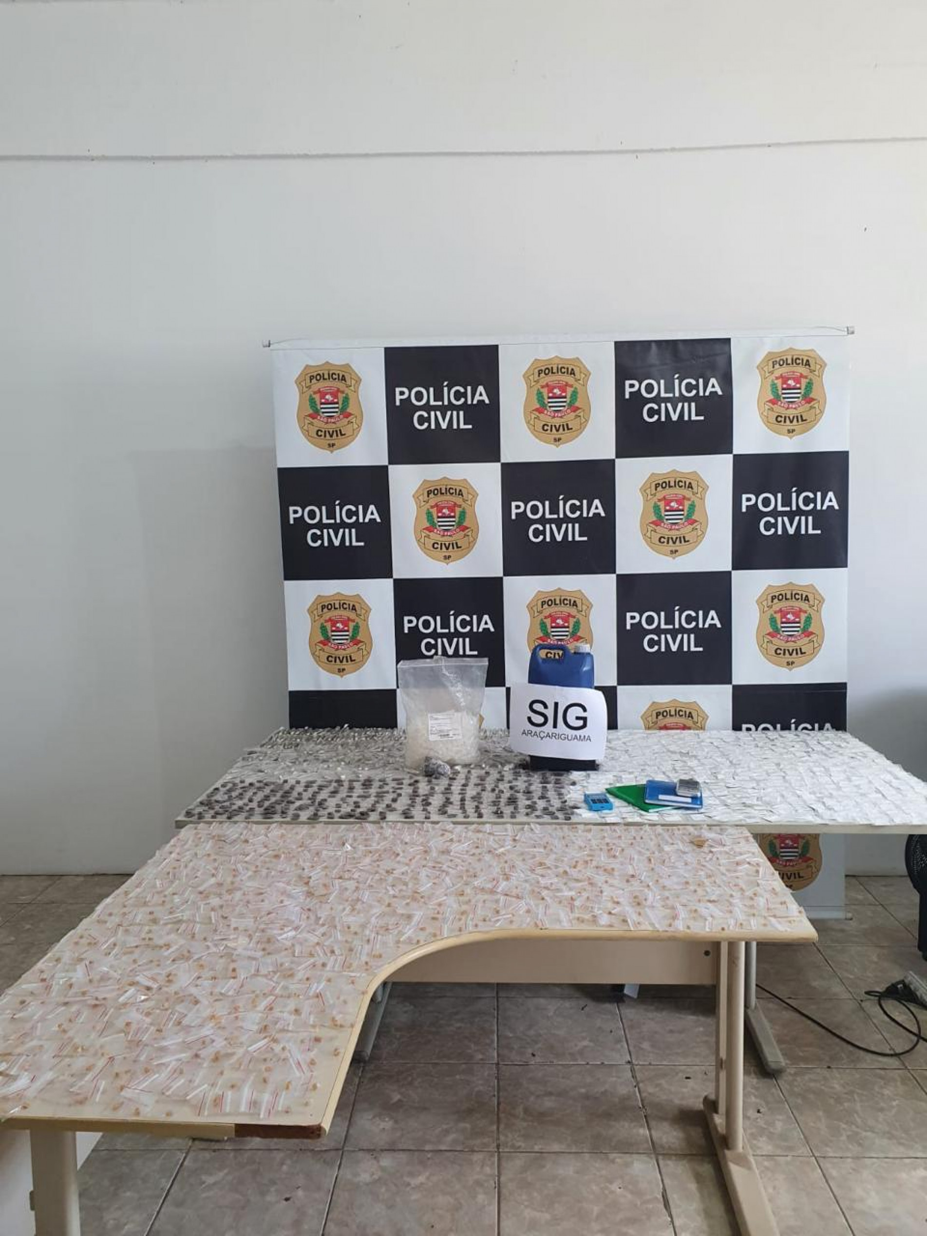 Apreensão aconteceu na cidade de São Roque 