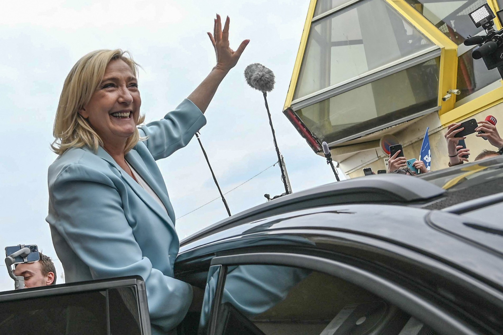 Marine Le Pen, candidata à presidência na França