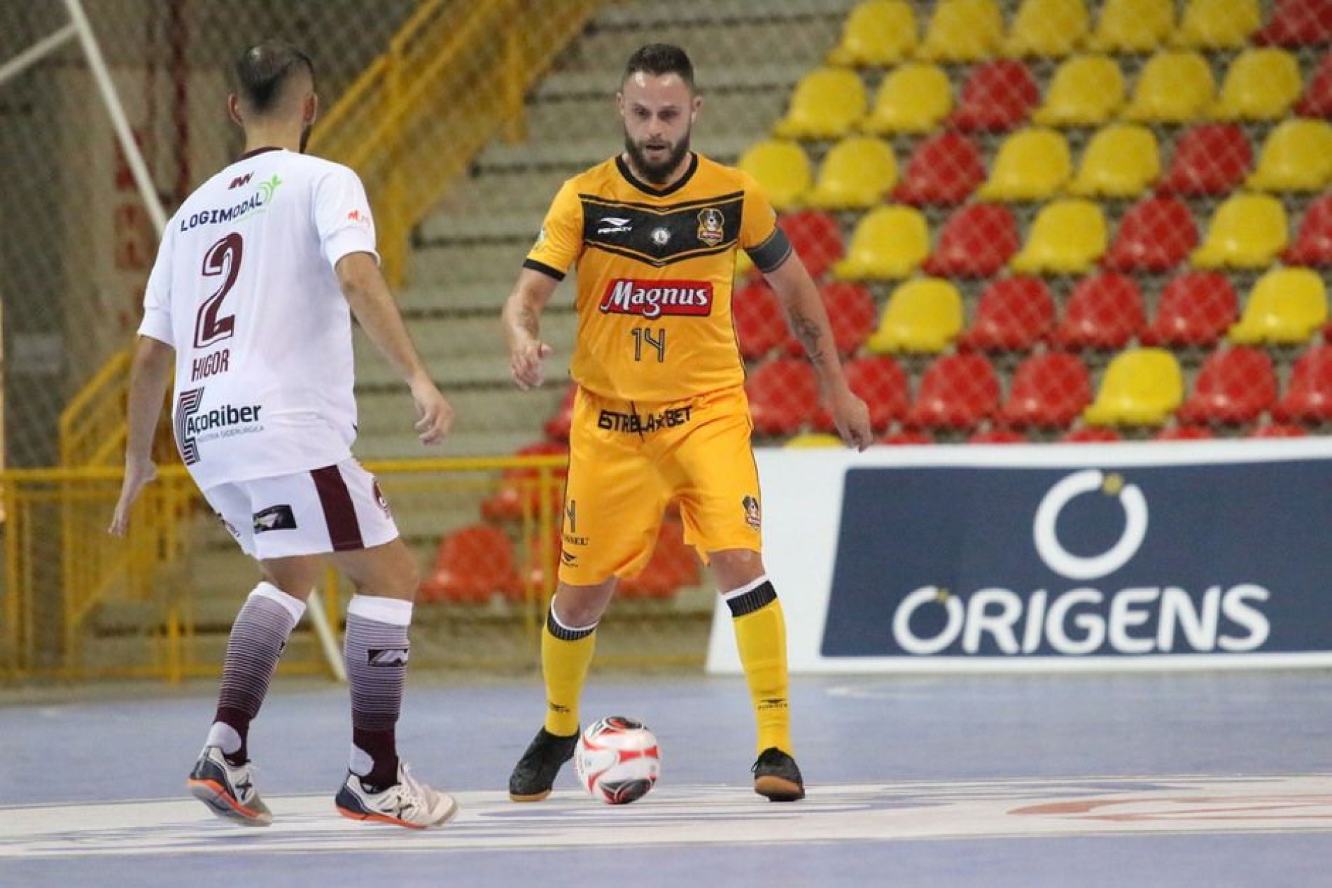 O capitão Rodrigo é um dos destaques do time no torneio.