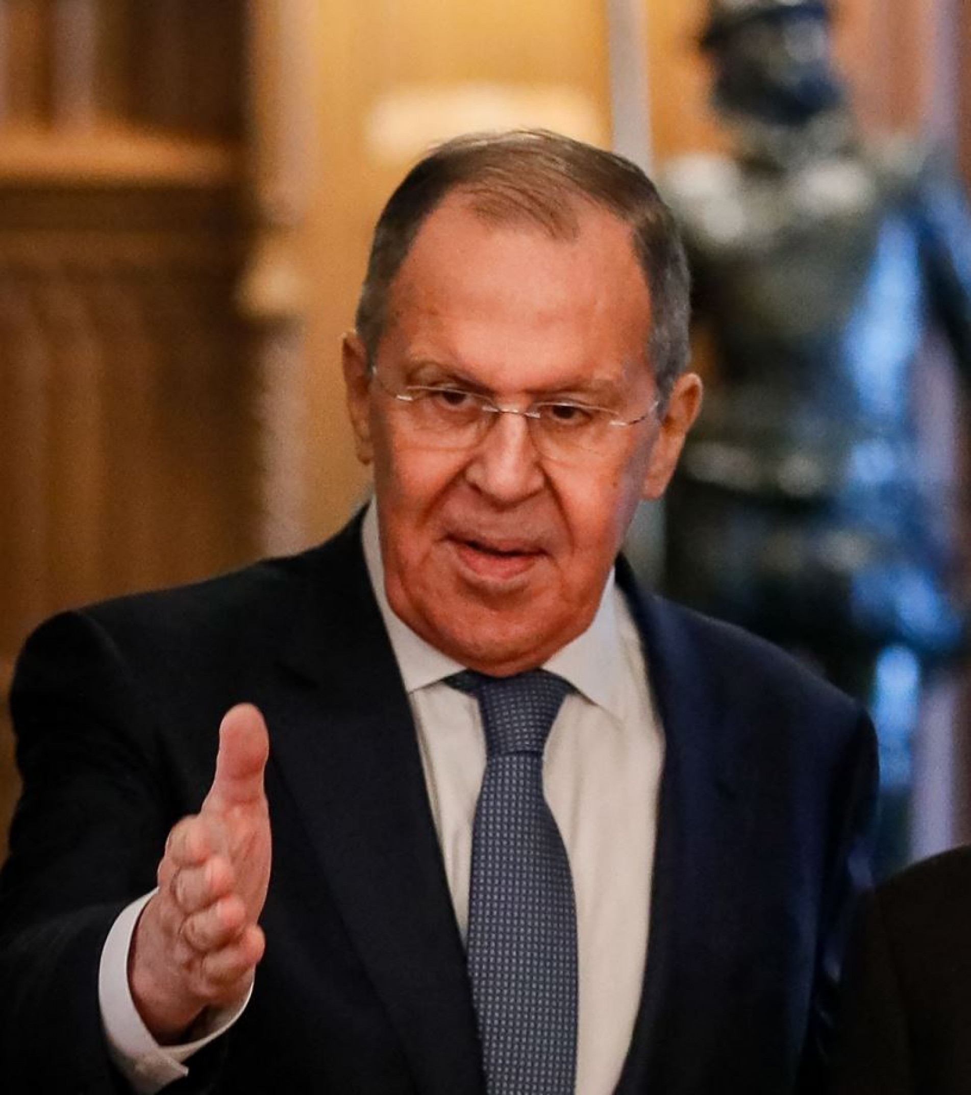 O ministro Sergey Lavrov.