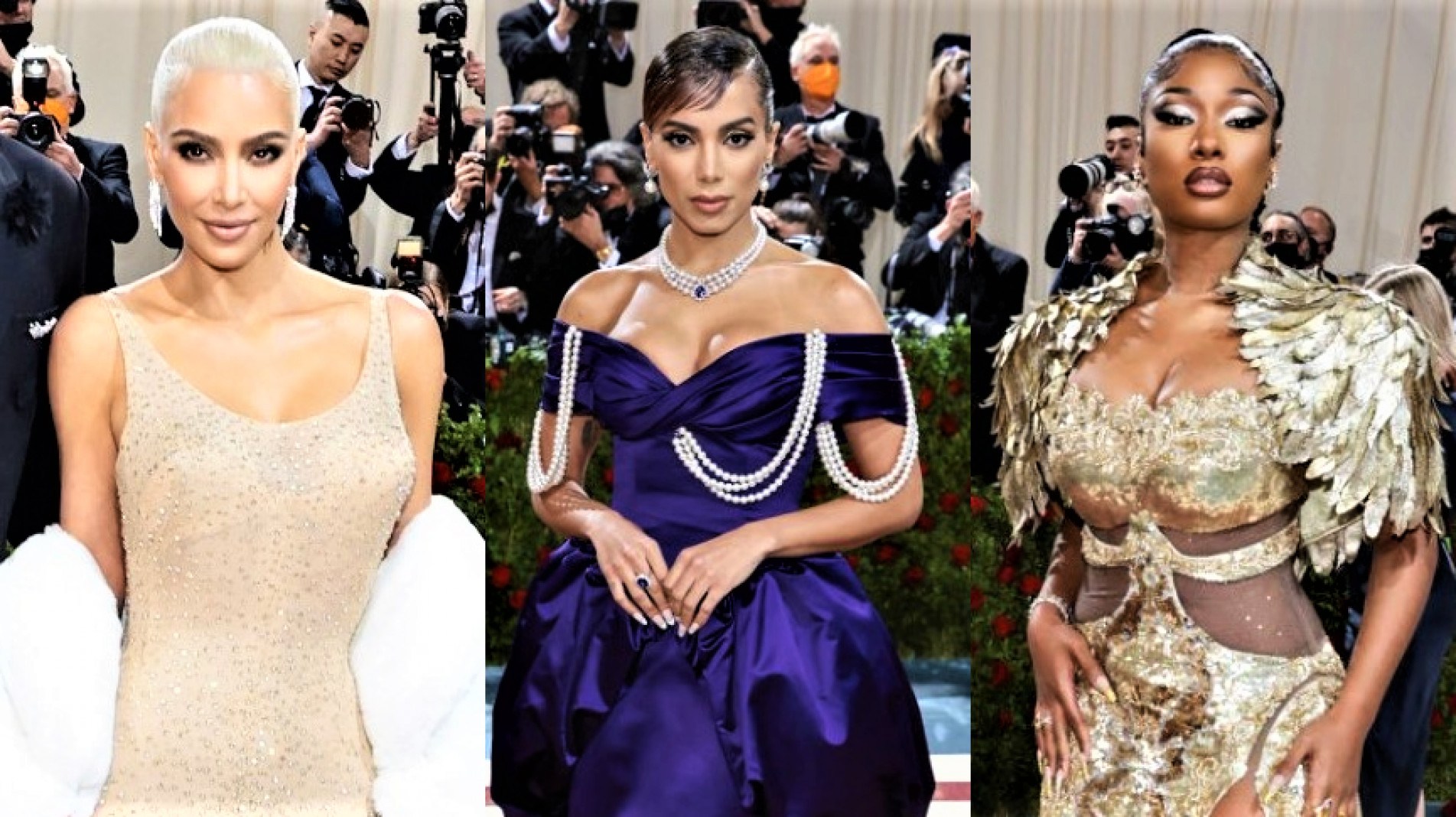 Kim Kardashian, Anitta e Megan Thee Stallion - MET Gala 2022