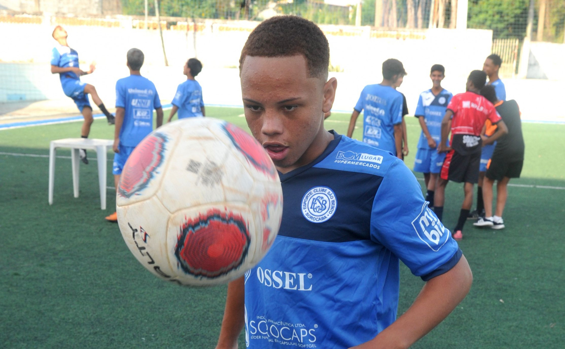 Gustavo Ribeiro aprendeu disciplina com o futebol.
