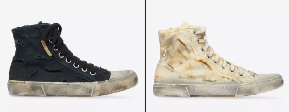 Entenda a pol&ecirc;mica do t&ecirc;nis destru&iacute;do da Balenciaga, que virou meme na internet  - Reprodu&ccedil;&atilde;o/Divulga&ccedil;&atilde;o/Balenciaga