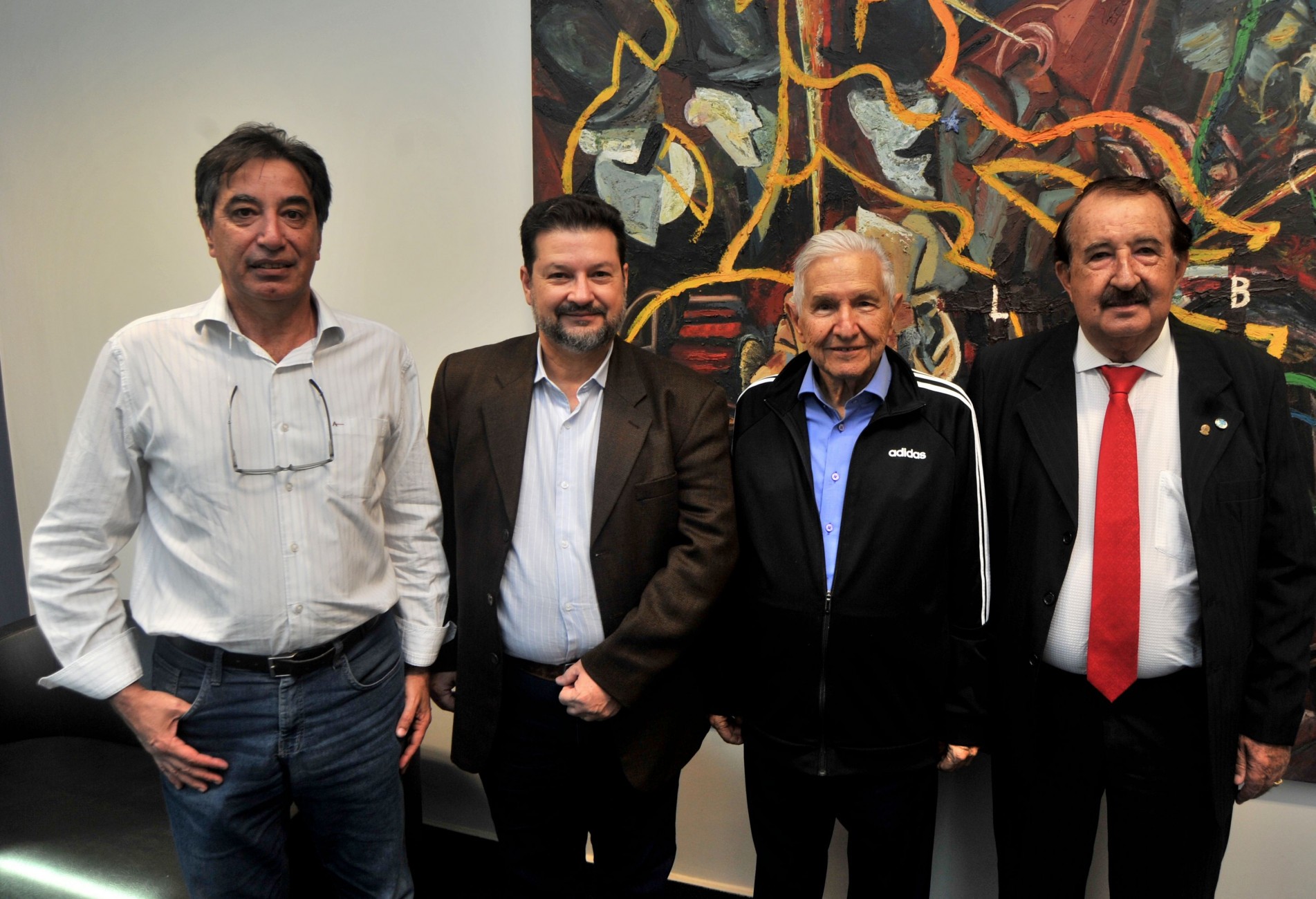 Alberto Cassone, César Caracante, Laelso Rodrigues e Cinézio Hessel Junior.