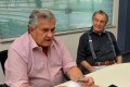 Sérgio Reze e Telmo Cardoso, ex-presidentes do Aeroclube de Sorocaba. - FÁBIO ROGÉRIO (9/5/2022)