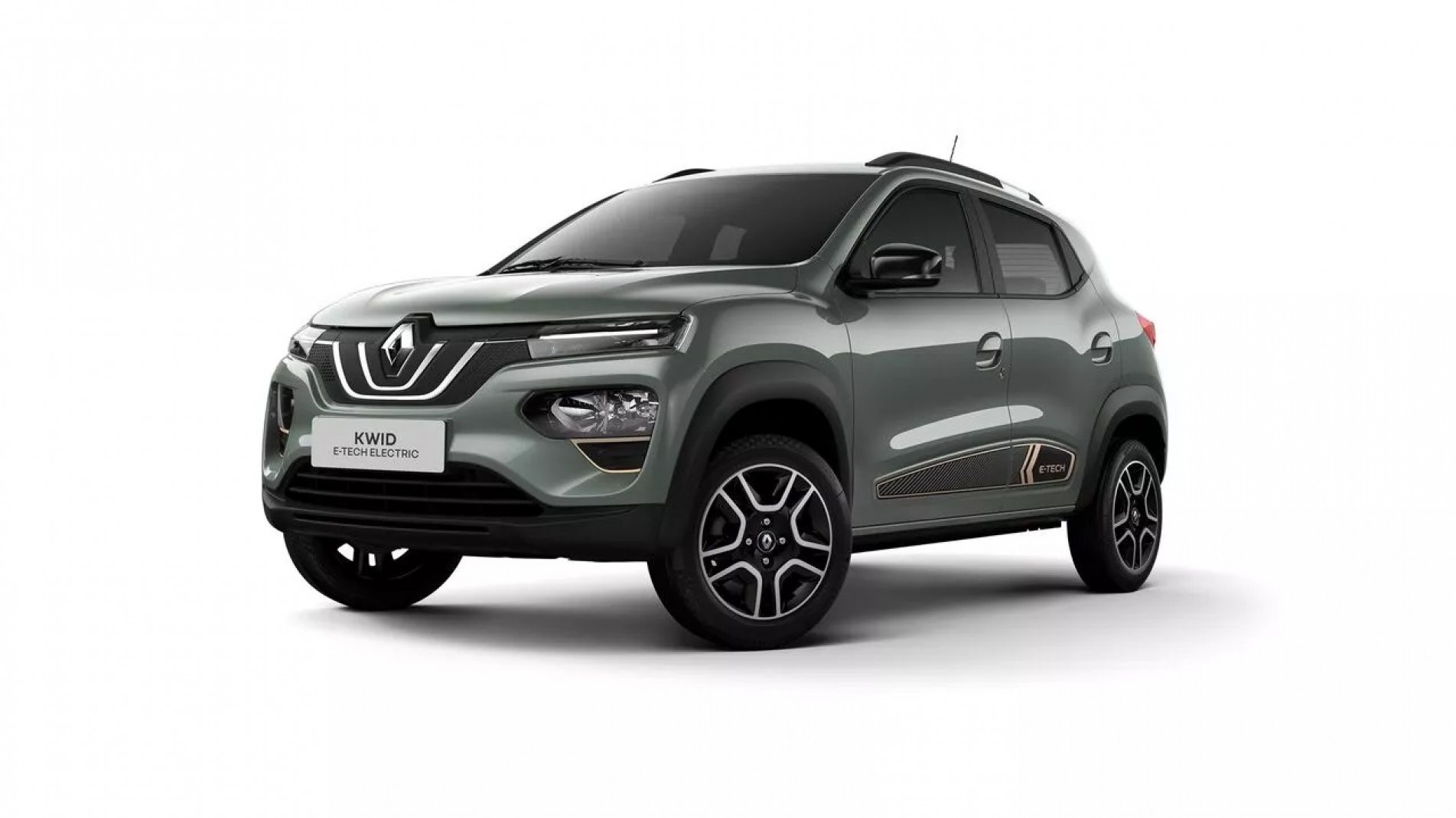 O Kwid elétrico pode acelerar de 0 a 100 km/h em 4,1 segundos. A velocidade máxima é limitada a 130 km/h -- ou 90 km/h no modo de condução Eco.