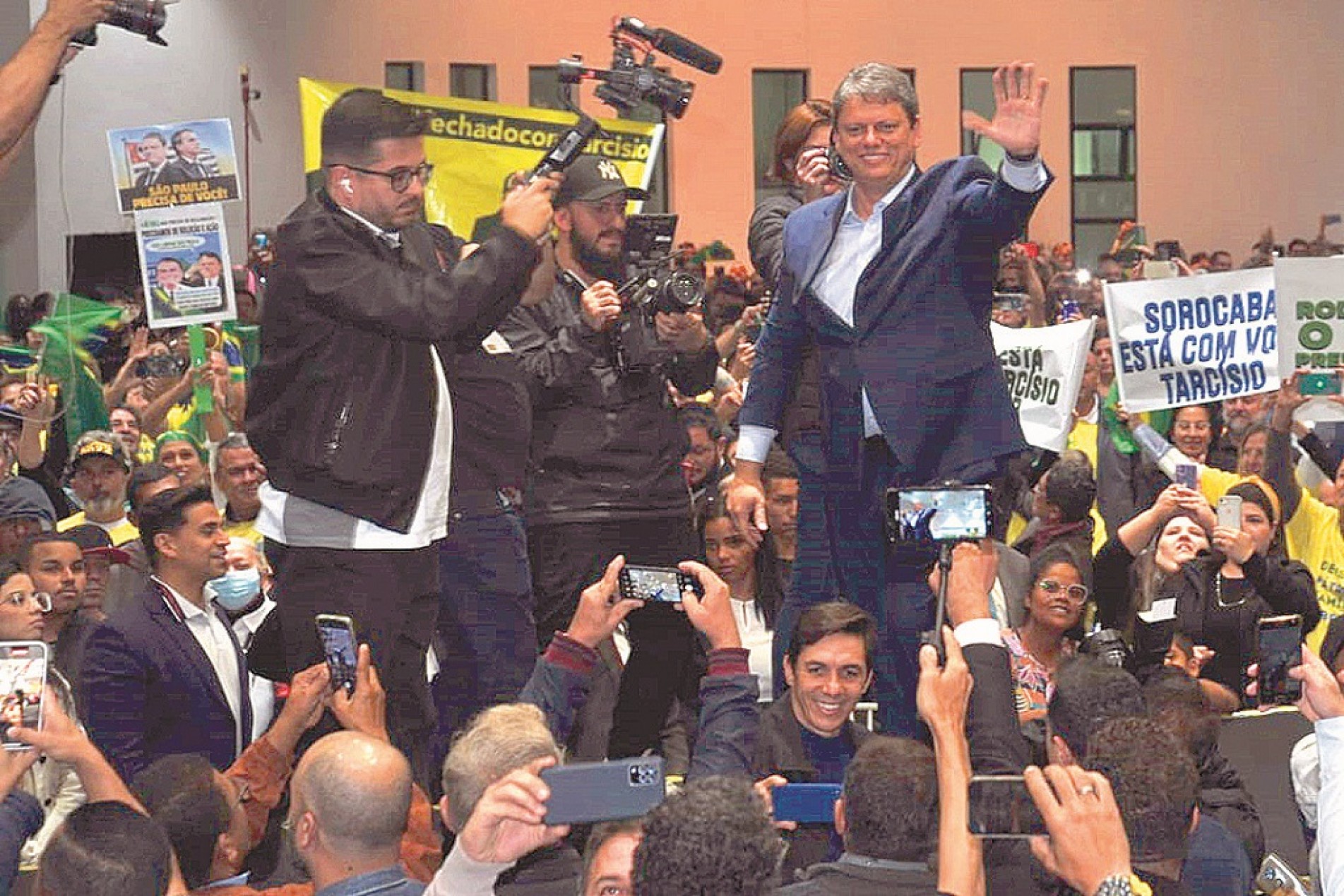 Pré-candidato do Republicanos ao governo de SP destacou feitos da gestão Bolsonaro
