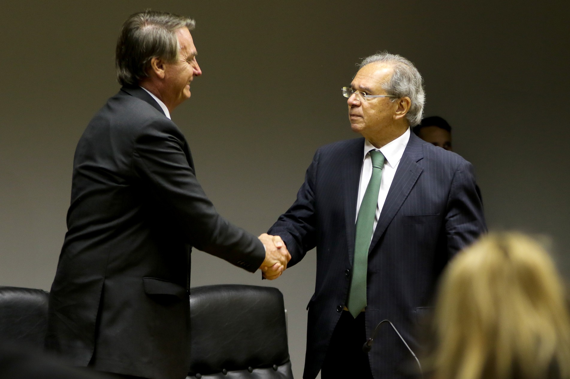  Presidente Jair Bolsonaro e ministro da Economia, Paulo Guedes