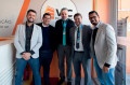Rodrigo Dias, gerente de contratos e desligamento, Diego Ressutti, superintendente comercial, representantes da Caixa Econ&ocirc;mica Federal e Tarc&iacute;sio Lima, coordenador de cr&eacute;dito imobili&aacute;rio - Divulga&ccedil;&atilde;o