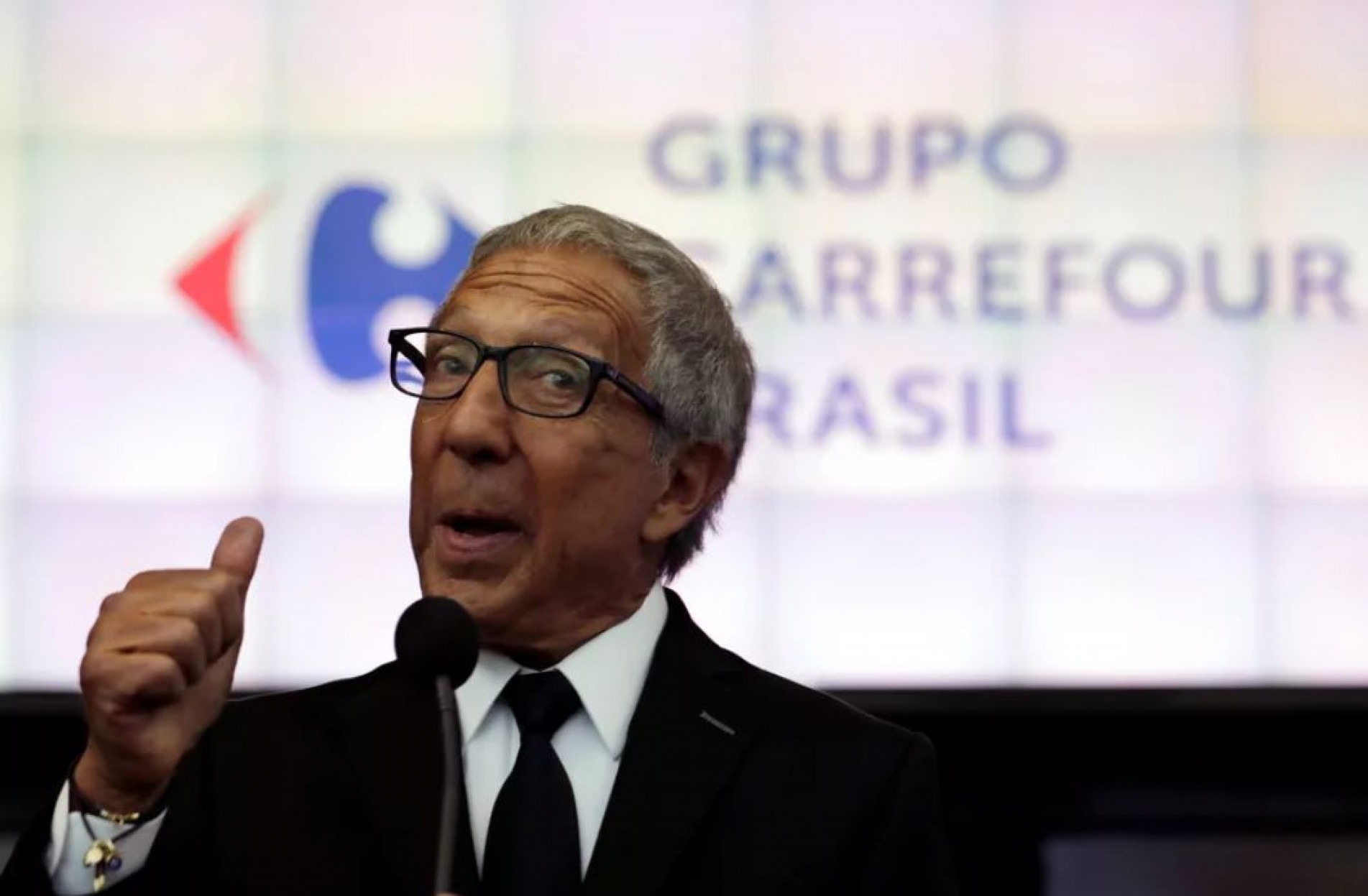 Empresário Abílio Diniz.