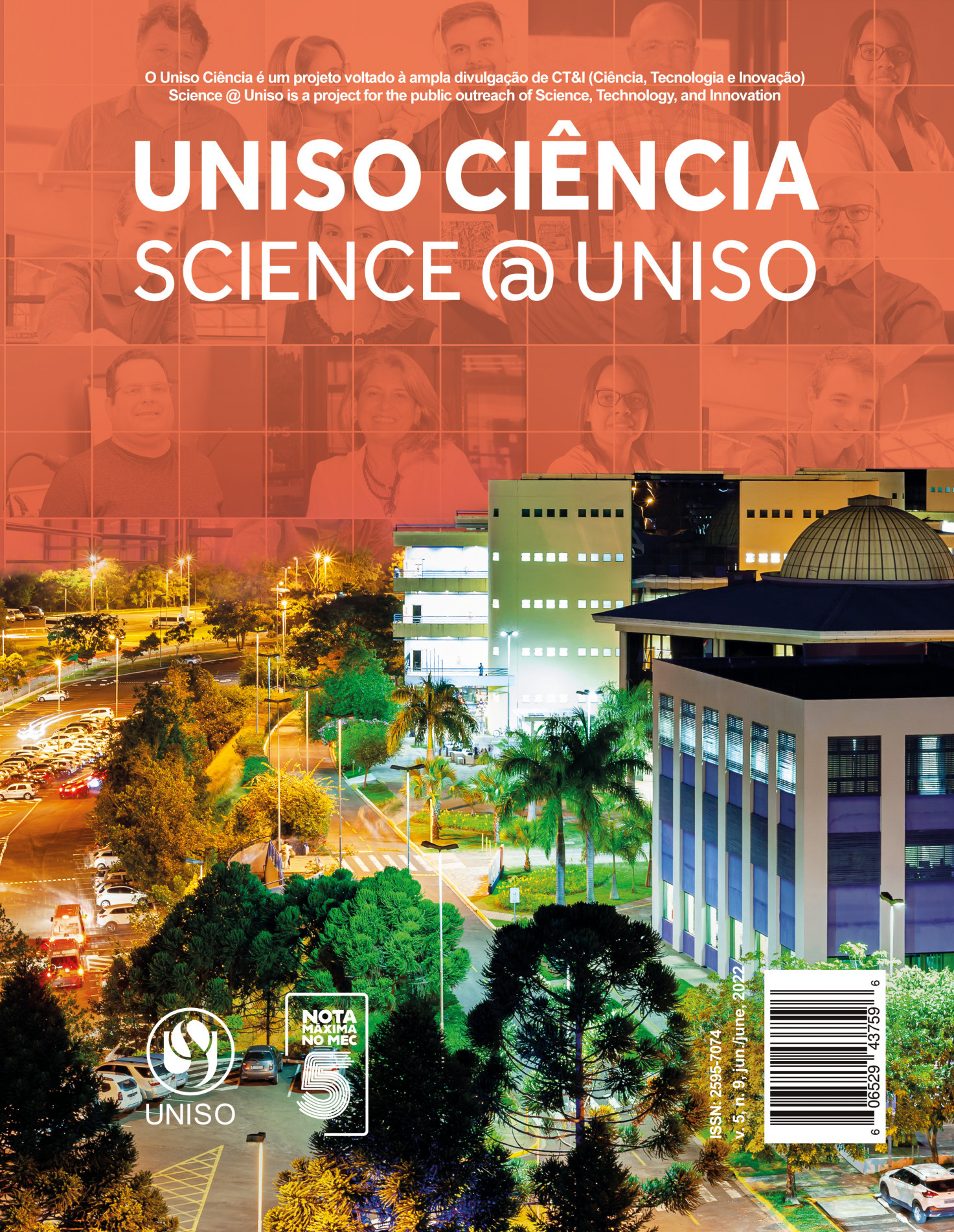 Revista Uniso Ciência em sua 9ª edição