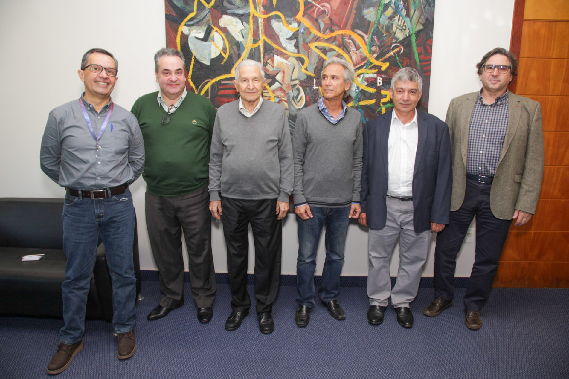 Ulisses Del Nero, Luiz Ferraz de Sampaio Neto, Laelso Rodrigues, João José Sabongi Neto, Godofredo Campos Borges e Fernando Antonio de Almeida.
