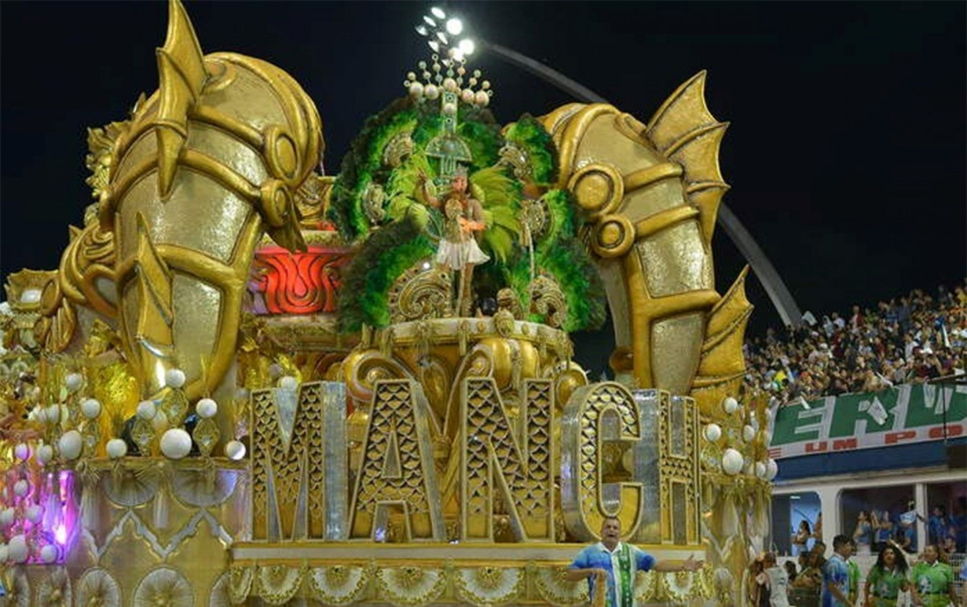 Mancha Verde, campeã do carnaval em São Paulo.