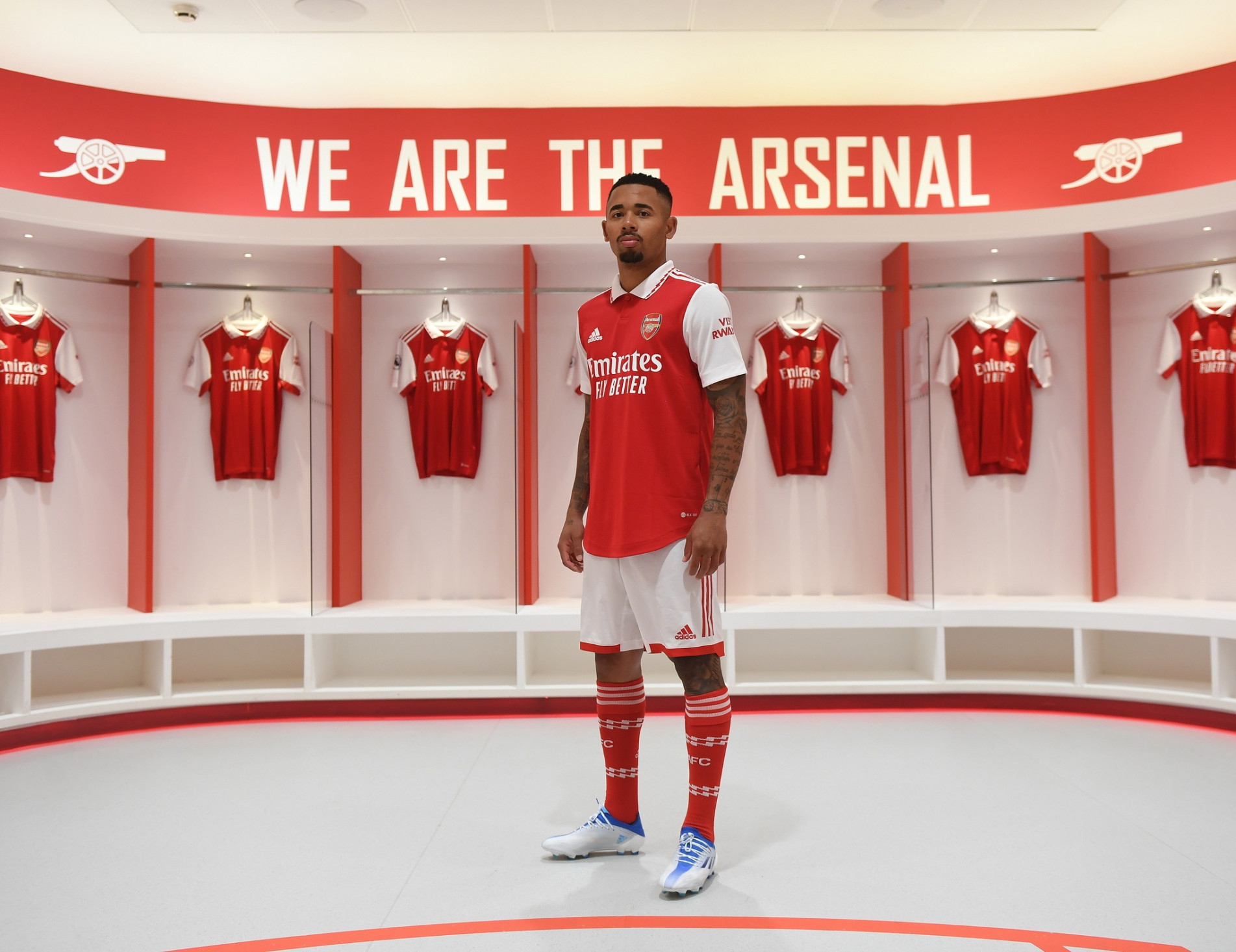Gabriel Jesus é apresentado no Arsenal 