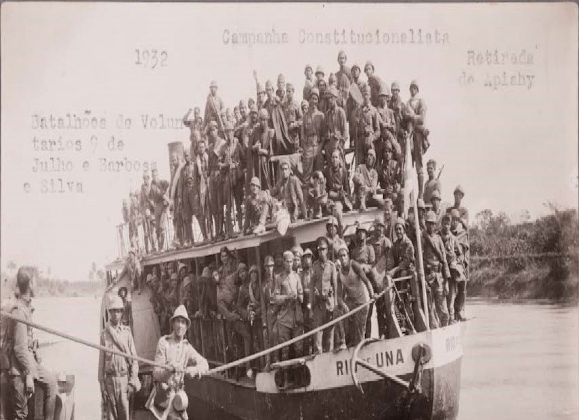 Volunt&aacute;rios de Itu participaram da Revolu&ccedil;&atilde;o Constitucionalista de 32