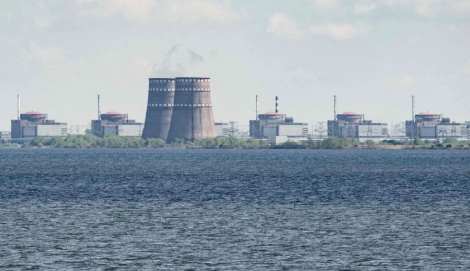 Usina nuclear de Zaporizhia, na Ucrânia.