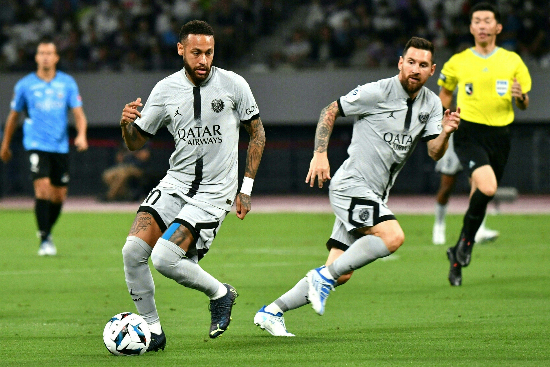 O amistoso do PSG contra o Kawasaki Frontale marcou a estreia de Neymar nesta temporada 