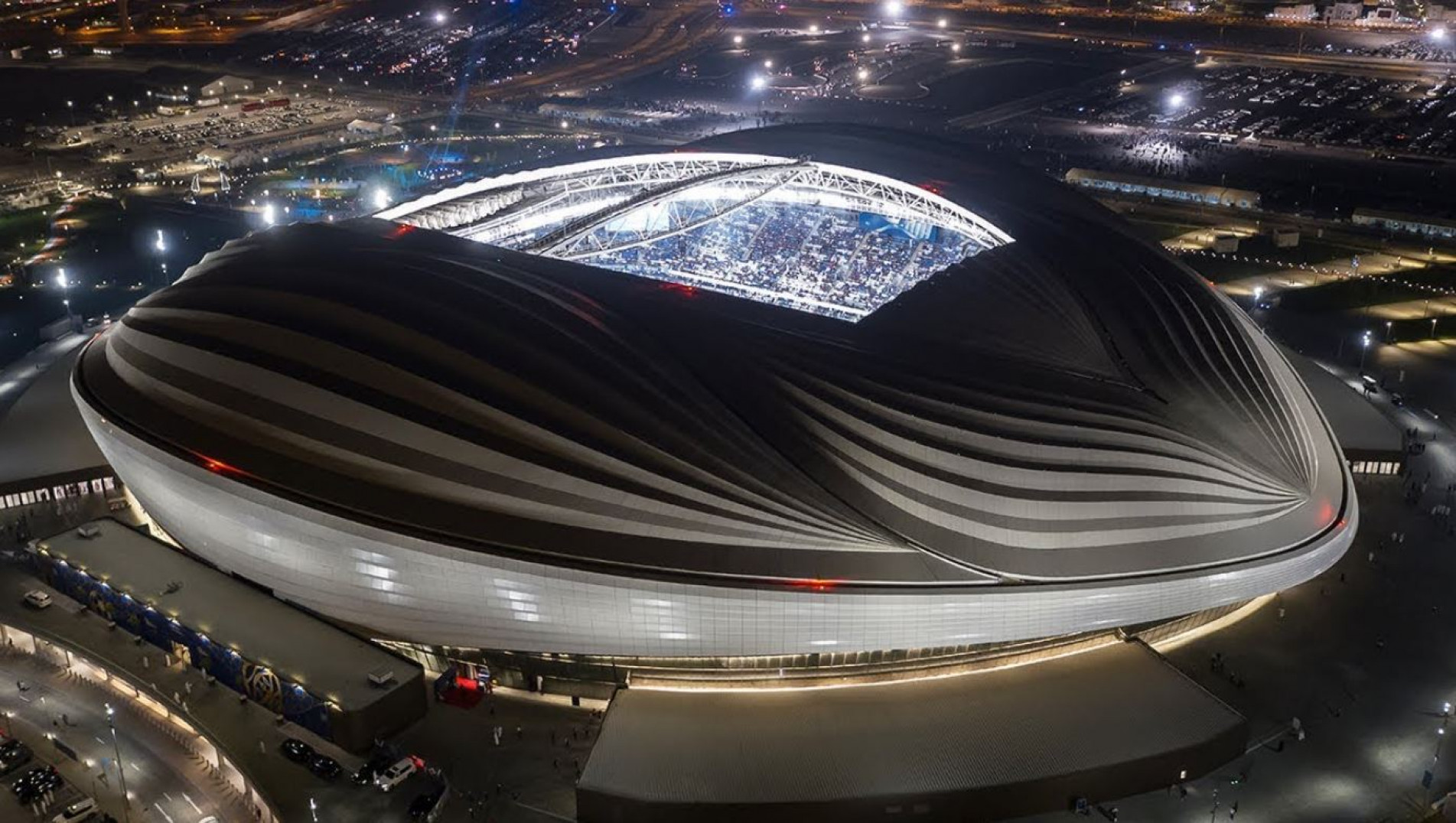 Estádio Al Janoub, um dos palcos da Copa de 2022, no Catar