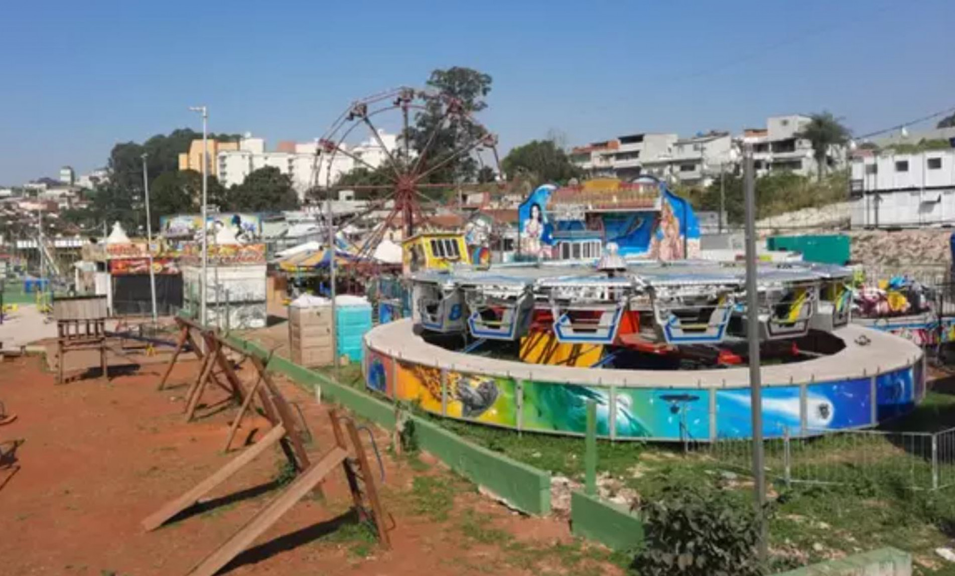 Parque de diversões localizado na avenida Padre Arlindo Vieira, no Jardim Vergueiro