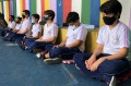 Alunos com meditação na escola melhoram rendimento.  - Escola/Divulgação