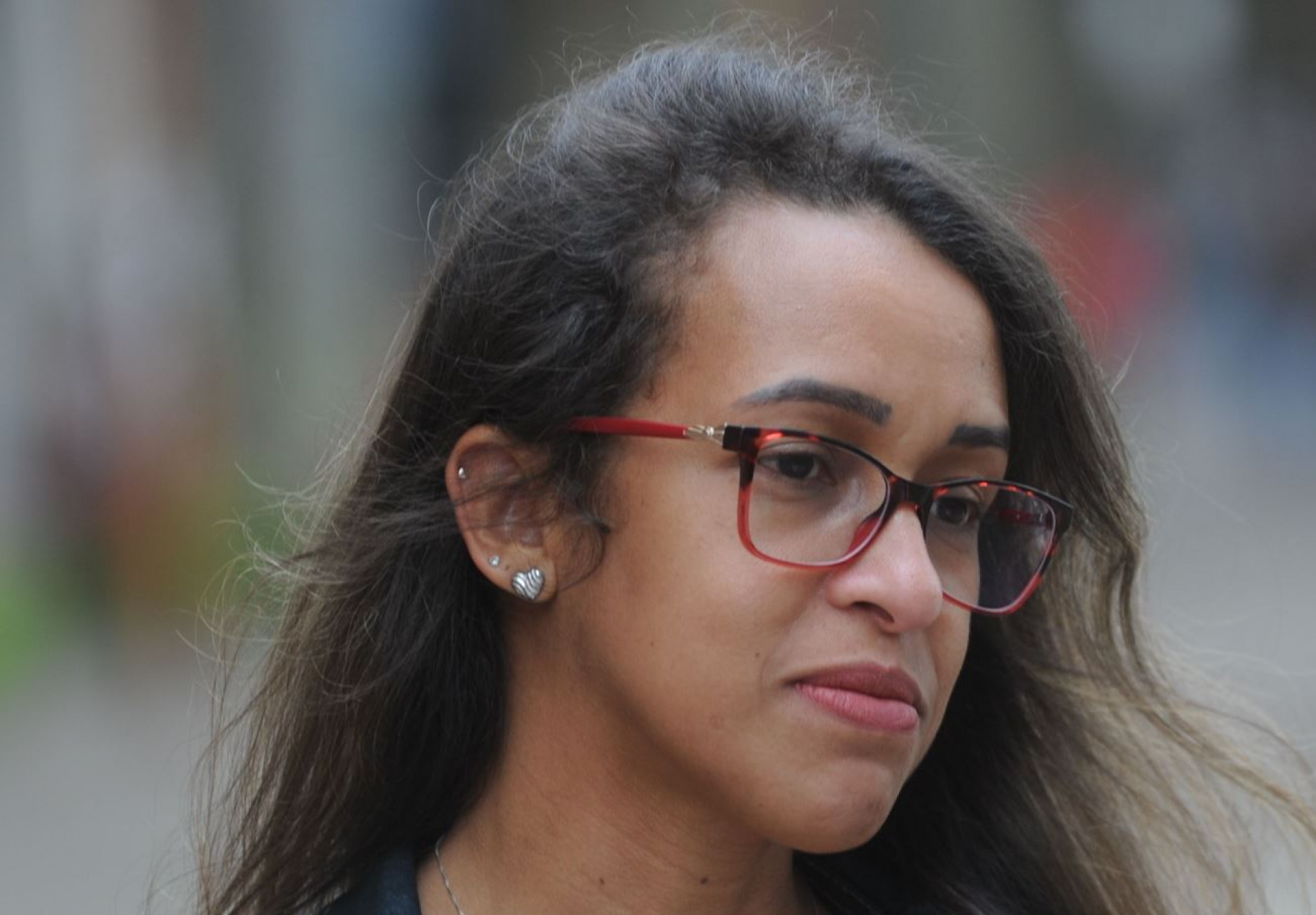 Mary Romão Pereira disse que se sente aliviada por não usar a máscara