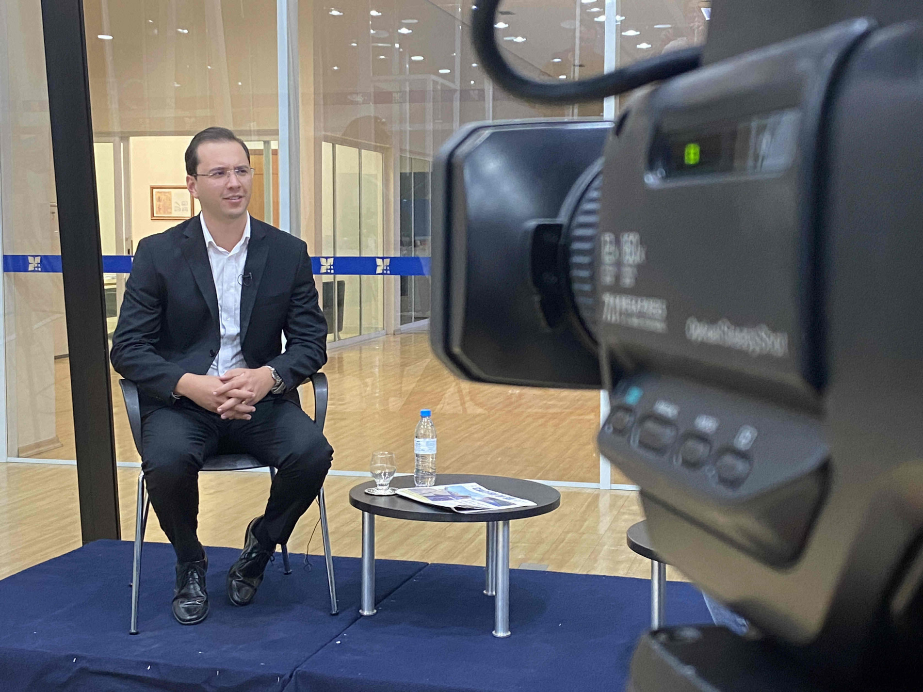 Prefeito Matheus Marum (PSDB) disse que munic&iacute;pio est&aacute; recebendo empresas prestadoras de servi&ccedil;o