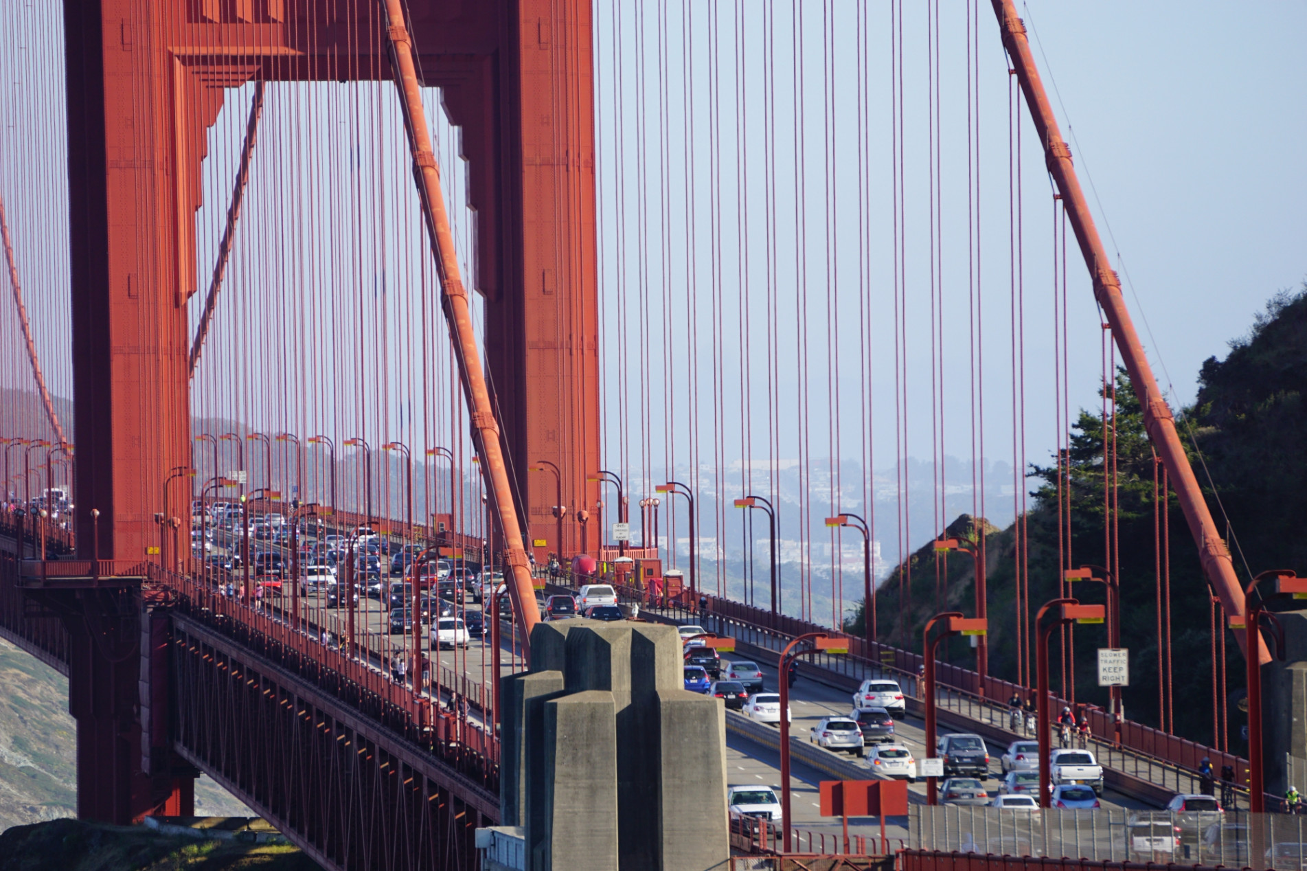 Ponte Golden Gate, em São Francisco, na Califórnia 