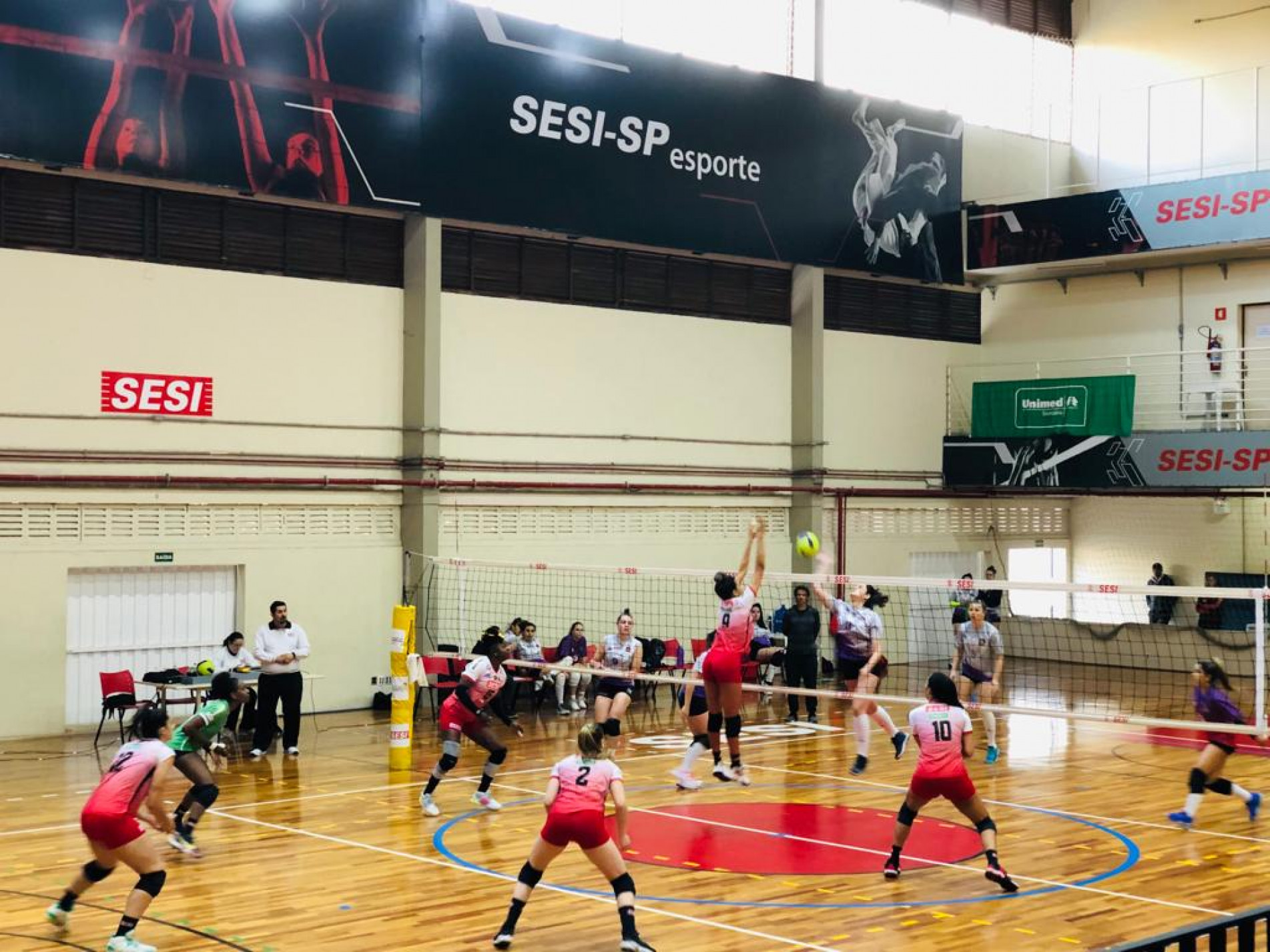 Partida semifinal de vôlei feminino dos Jogos Regionais: Sorocaba 3 x 0 S.Roque