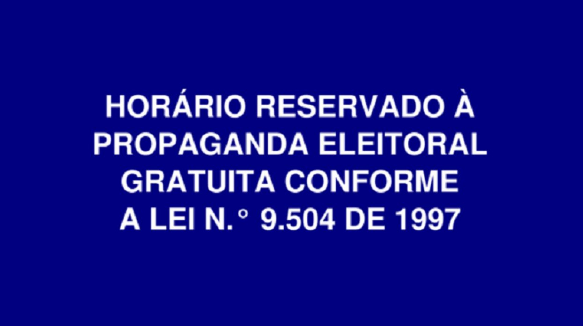 Logo horário político