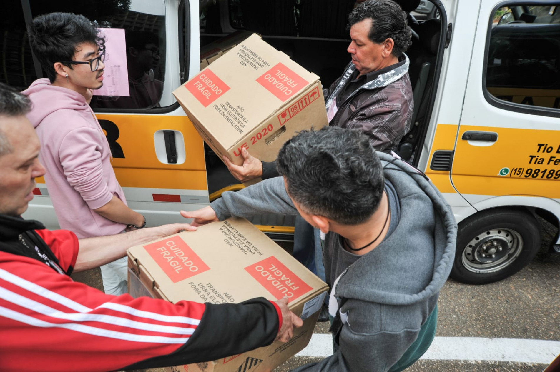 Movimentações de urnas embaladas nas eleições de Sorocaba