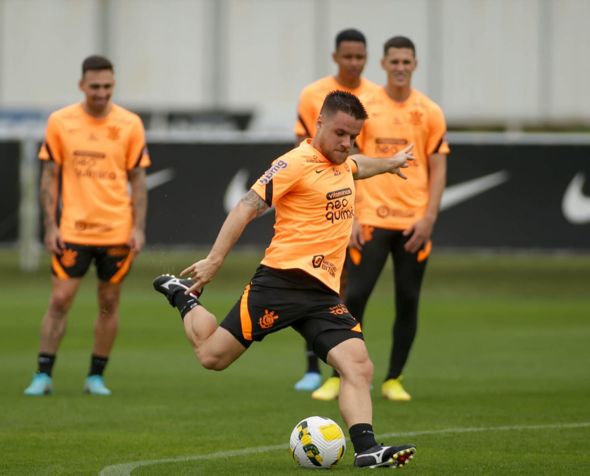 Treino do Corinthians antes de jogo pelo Brasileirão