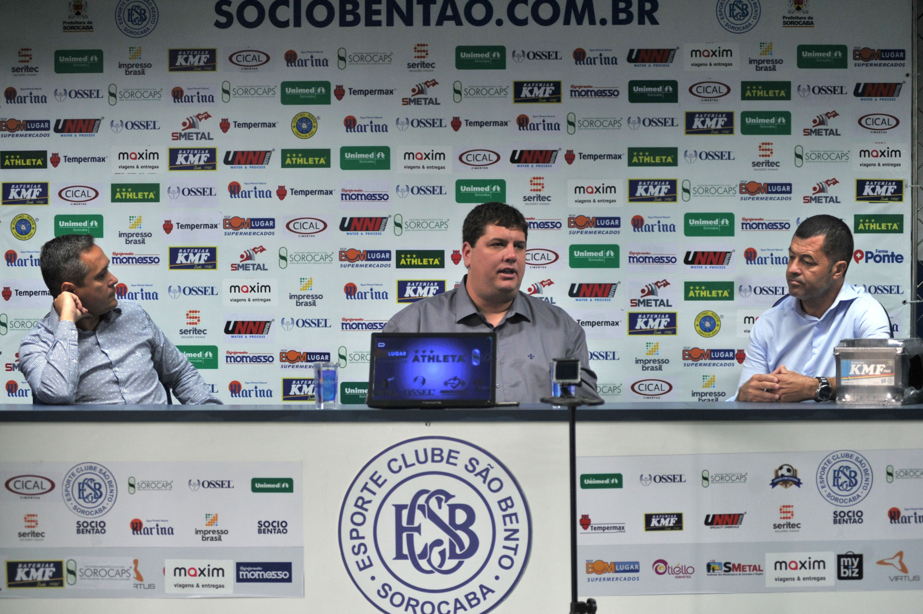 São Bento apresenta novo gerente de futebol, Leonardo Silvério