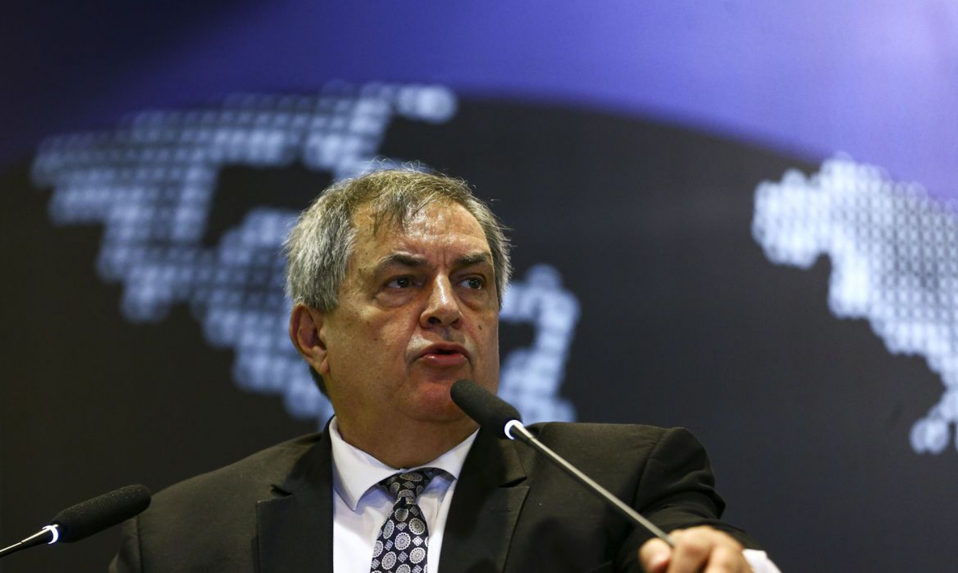 O ministro da Ciência, Tecnologia e Inovações, Paulo Alvim, durante a abertura do seminário O Futuro da Indústria Farmacêutica no Brasil, no Palácio Itamaraty