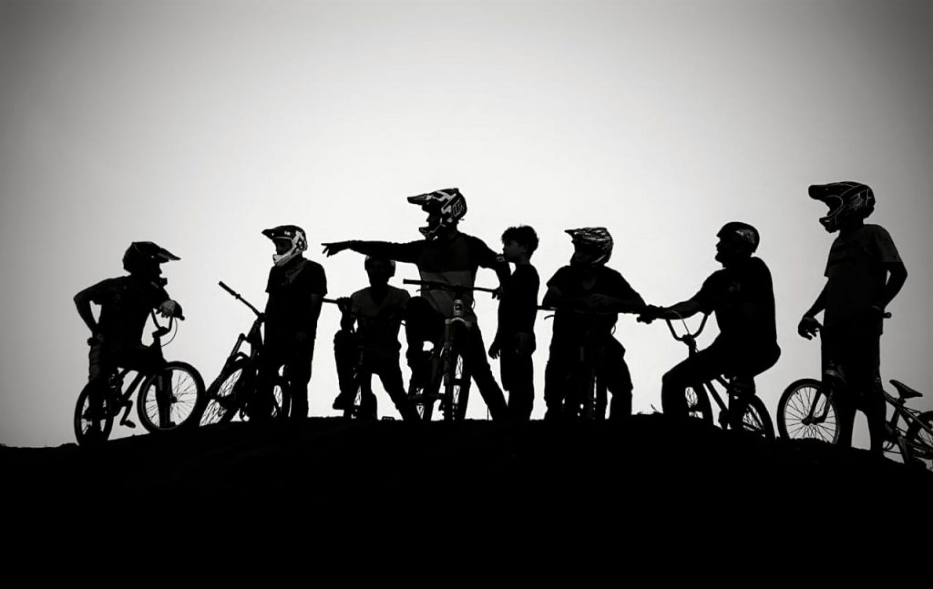 Competição de bicicross no Júlio de Mesquita
