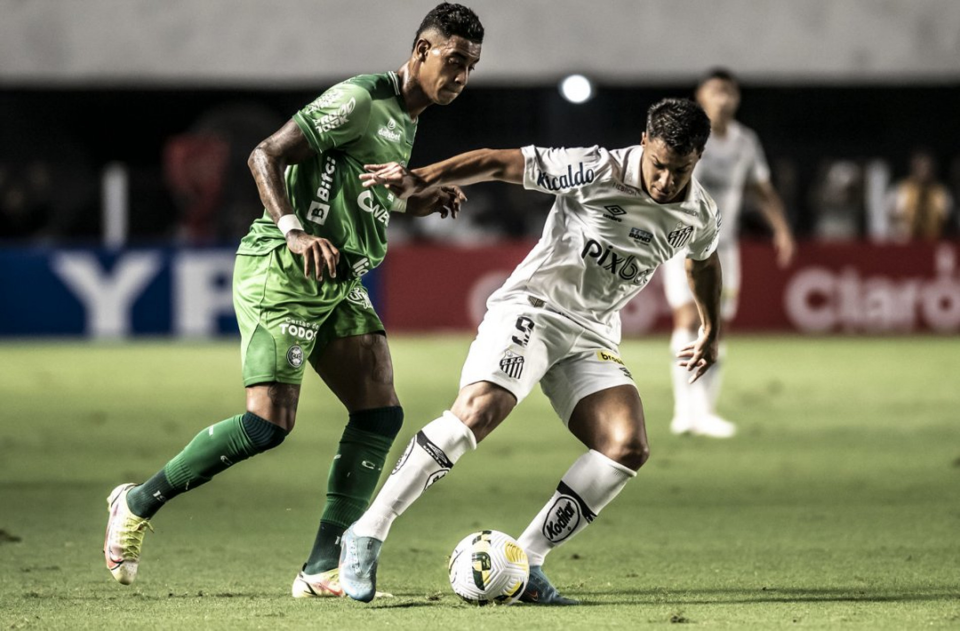 Lance do jogo Santos 4 x 1 Juventude, na Vila Belmiro