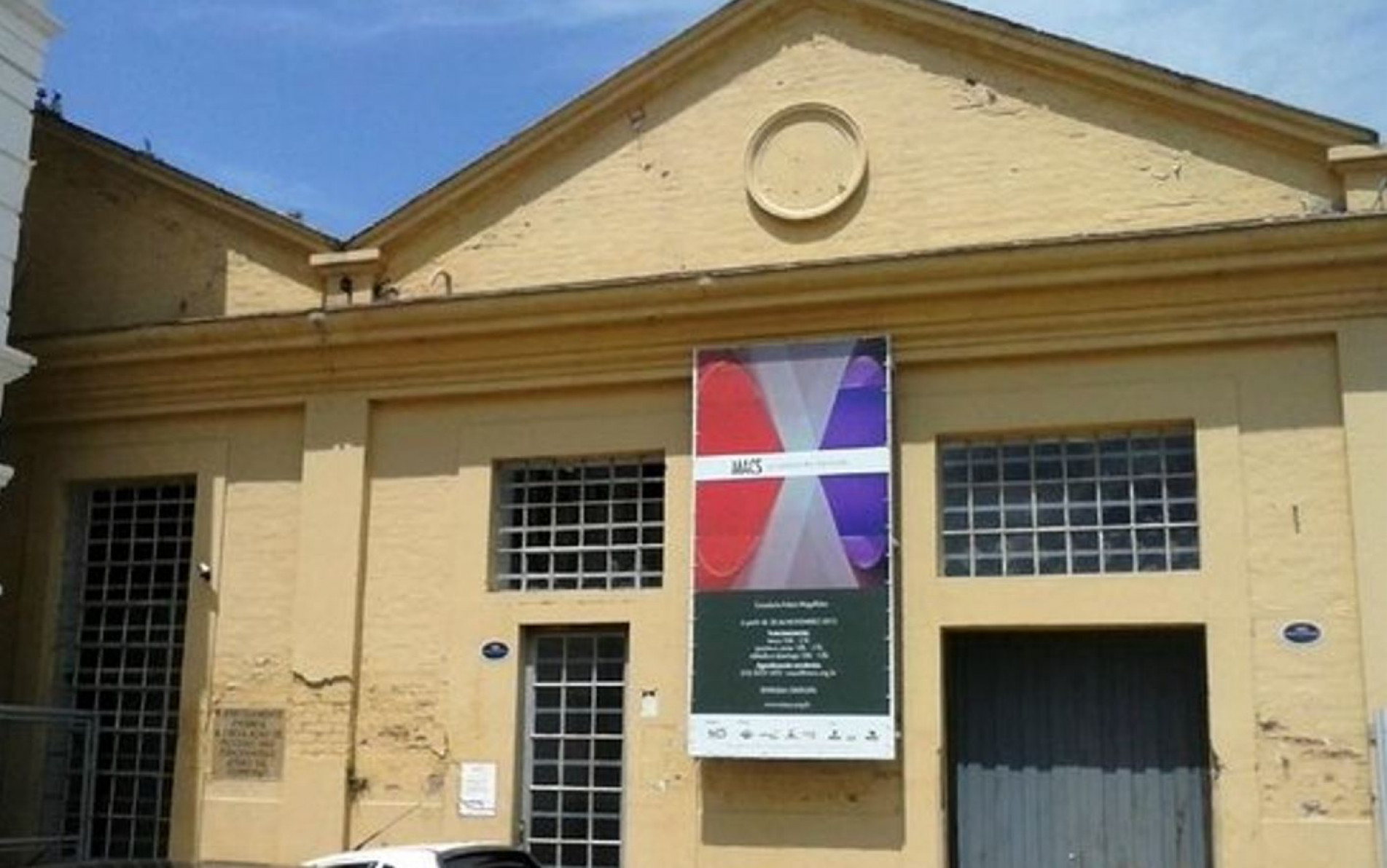 O Museu está localizado ao lado da estação ferroviária
