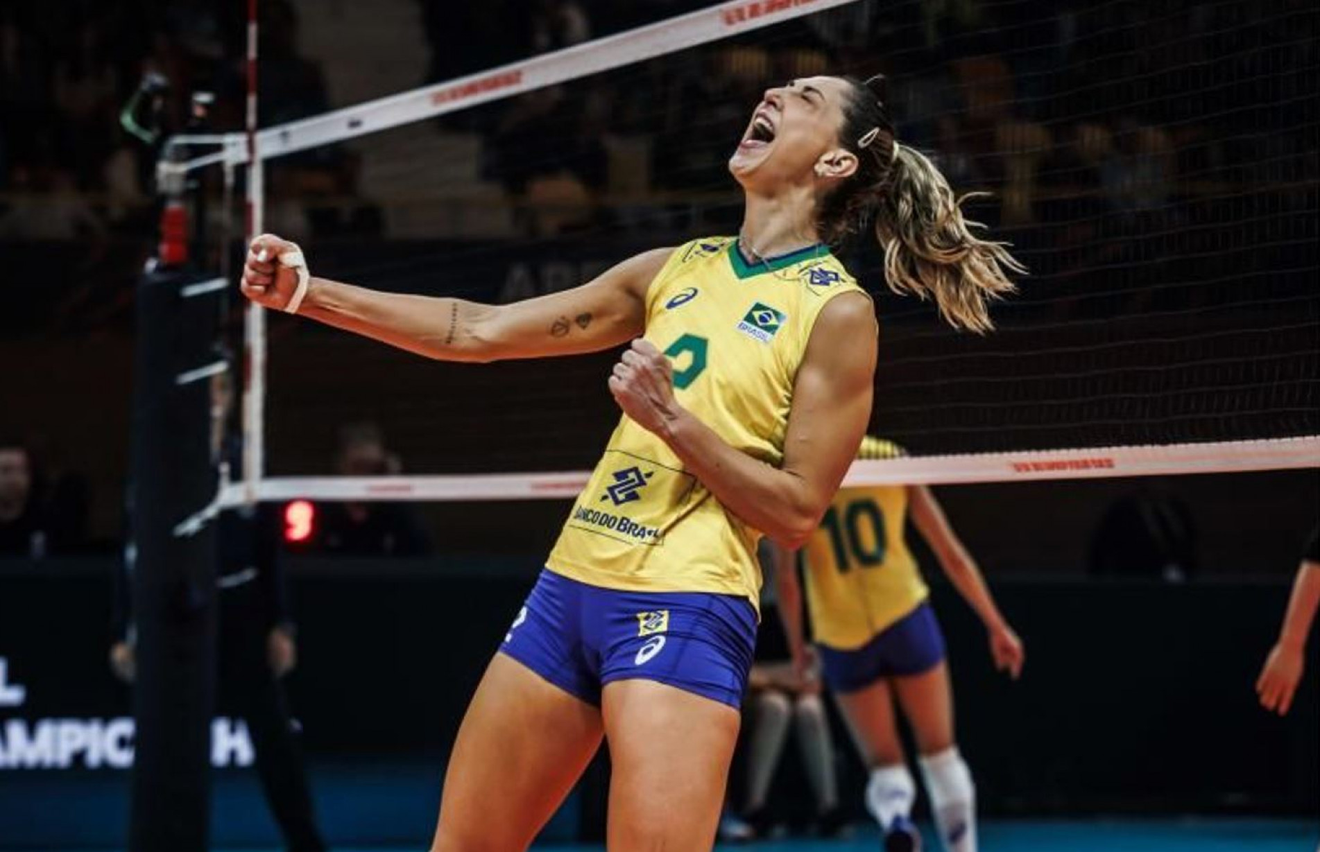 Aos 41 anos, Carol é uma das líderes da equipe brasileira